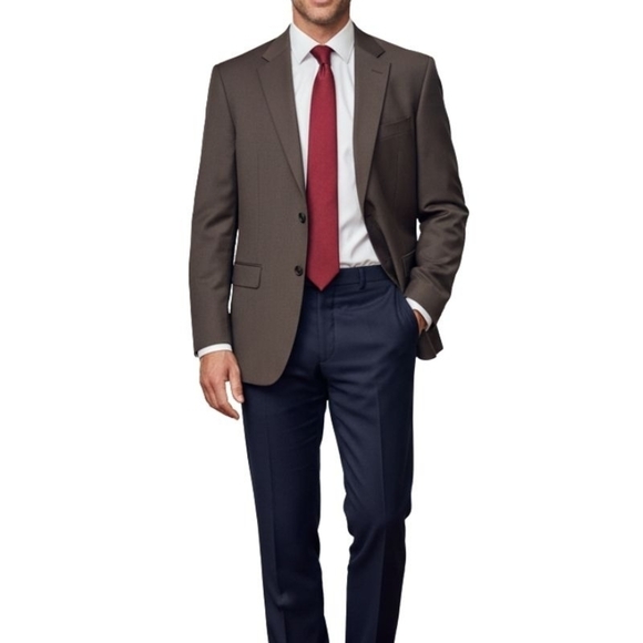 Boss Hugo Boss Einstein/Beta Men's 38R 3-Button 100% Schurwolle Virgin Wool